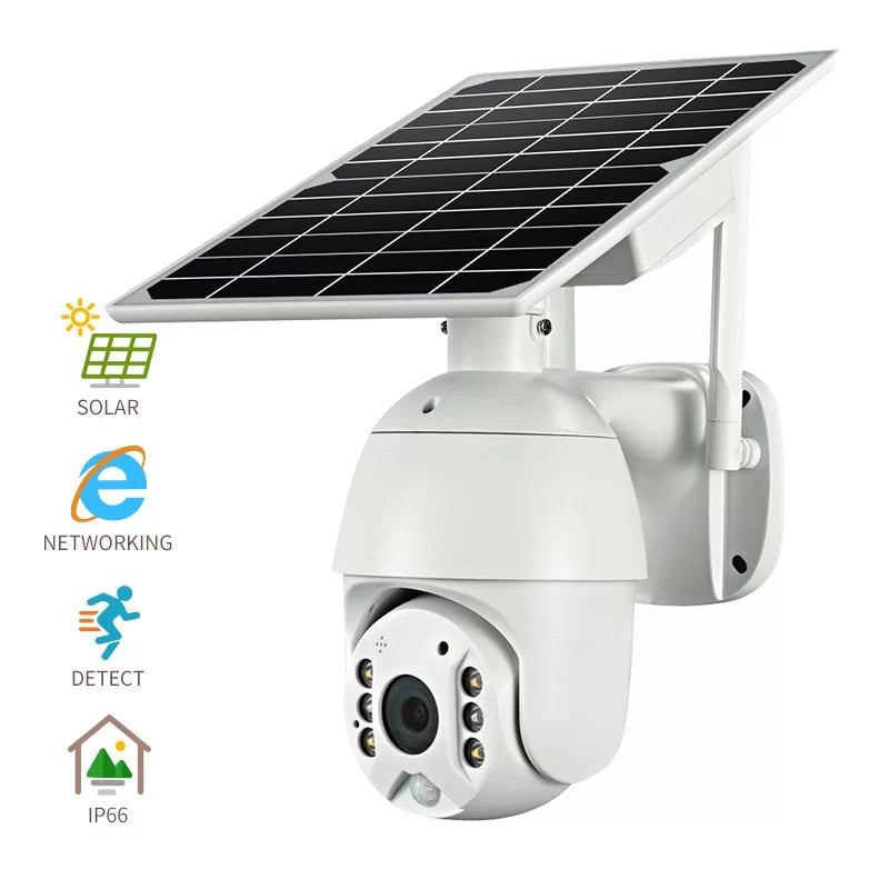 UBox Solar Security Camera | Wireless Outdoor WiFi Camera | Solar Powered CCTV
