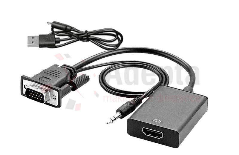 VGA to HDMI Converter – Active VGA to HDMI Adapter with Audio
