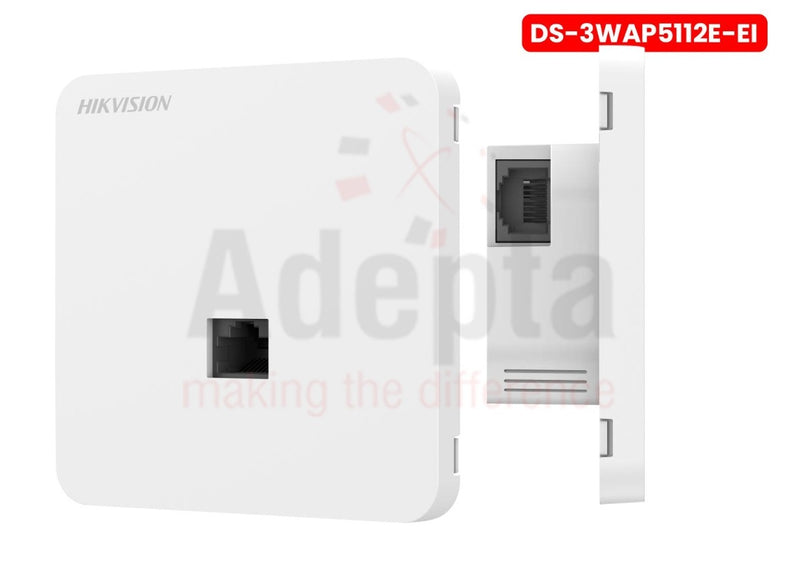 Hikvision DS-3WAP5112E-EI – Wi-Fi 5 1200Mbps Wall-Plate Access Point